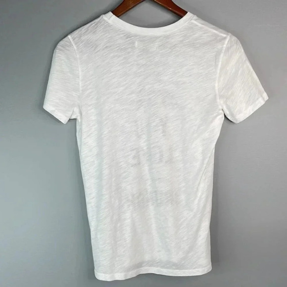 ABERCROMBIE & FITCH Graphic T-Shirt White Brunch Short Sleeve Crewneck Size S - Picture 6 of 9